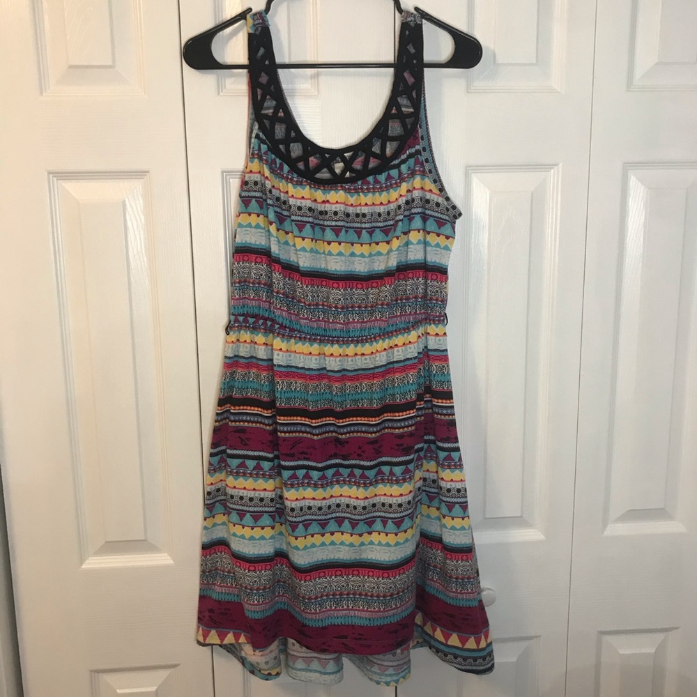 Multicolor high-low dress from Target